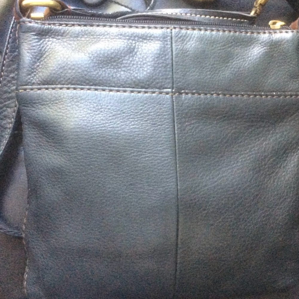 Fossil Black Leather Women's Bag - Picture 4 of 6